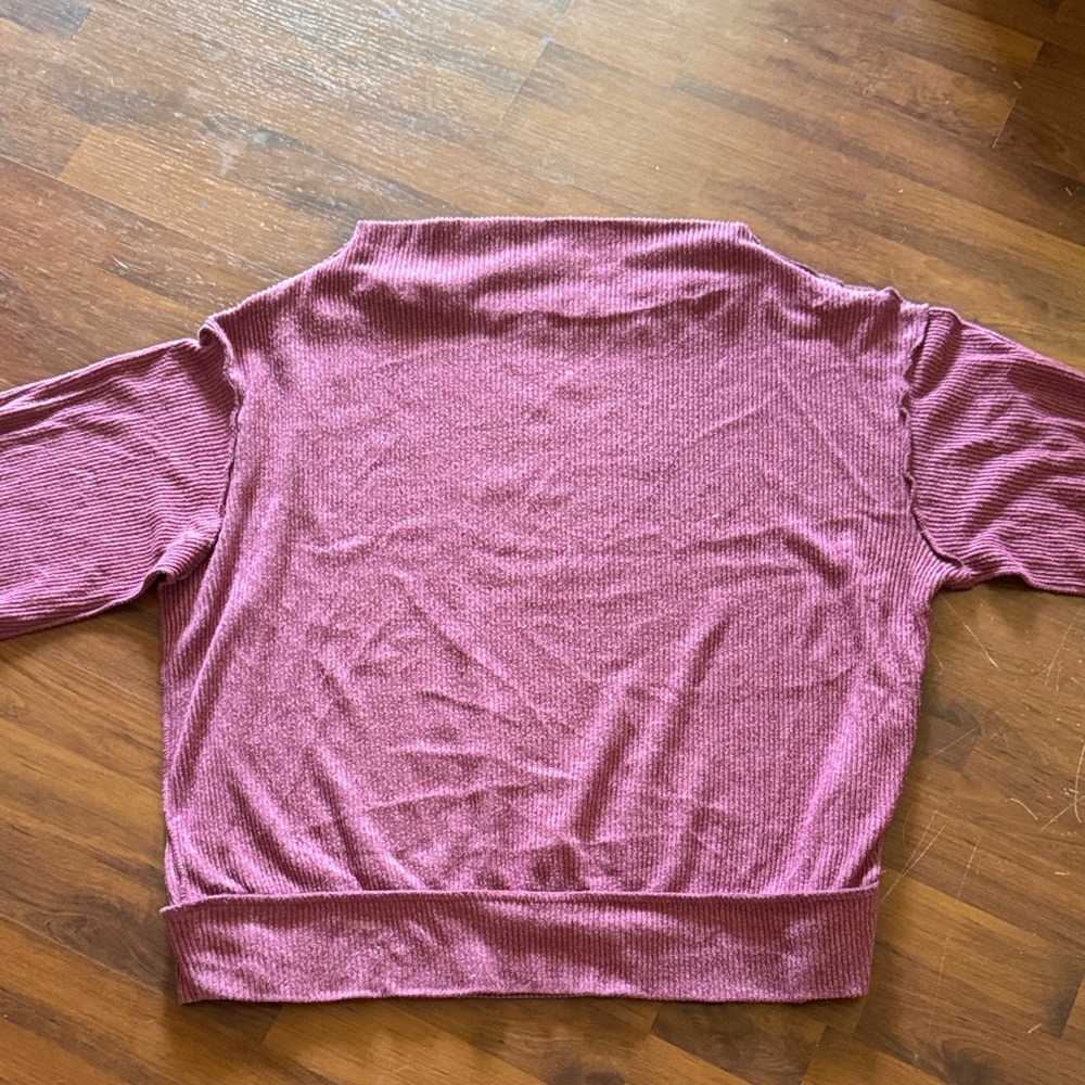 We The Free Mauve Long Sleeve Top